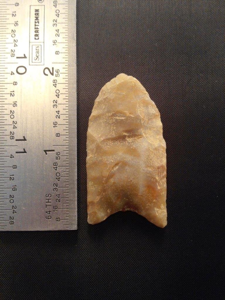 CLOVIS  ARROWHEAD INDIAN ARTIFACT (1 of 3)