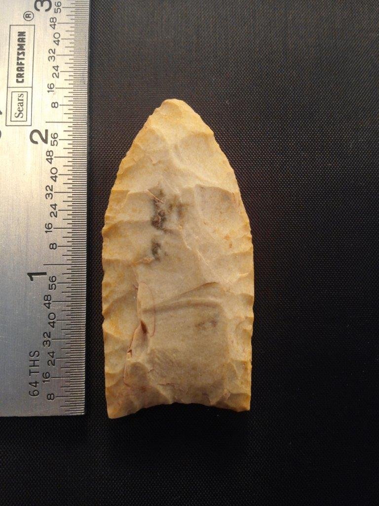 CLOVIS  ARROWHEAD INDIAN ARTIFACT (1 of 3)