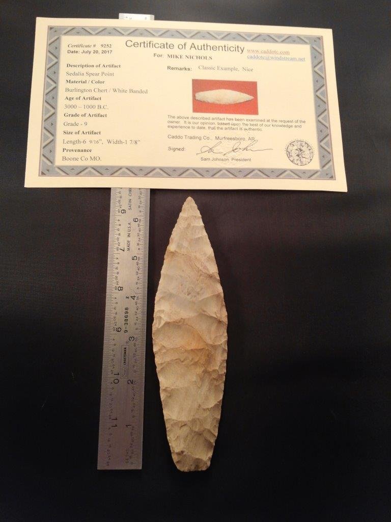 SEDALIA SPEAR POINT WITH SAM JOHNSON COA (1 of 5)