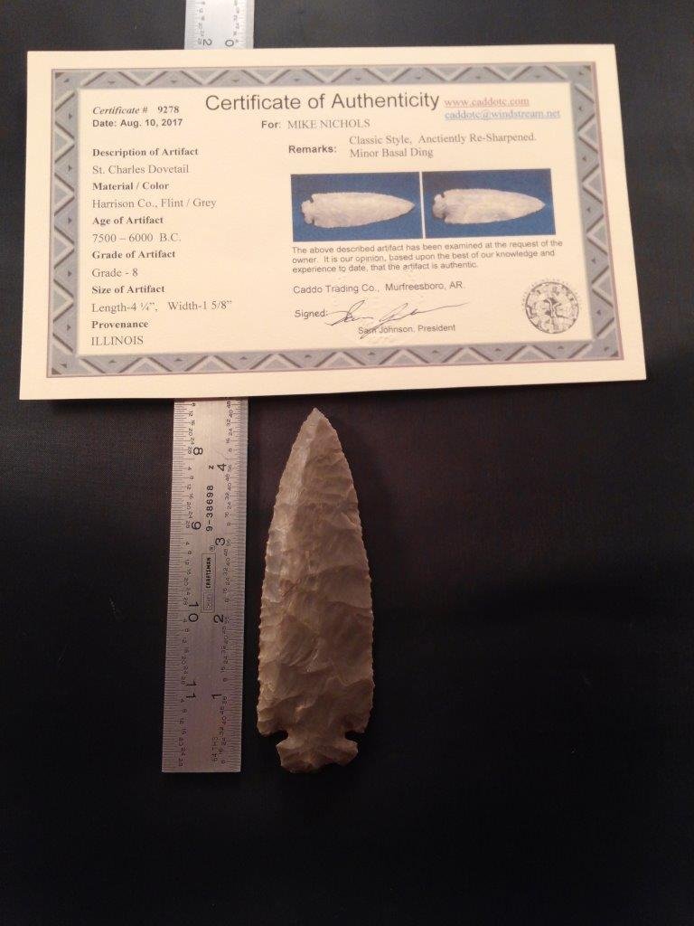 ST. CHARLES DOVETAIL  WITH SAM JOHNSON COA (1 of 5)