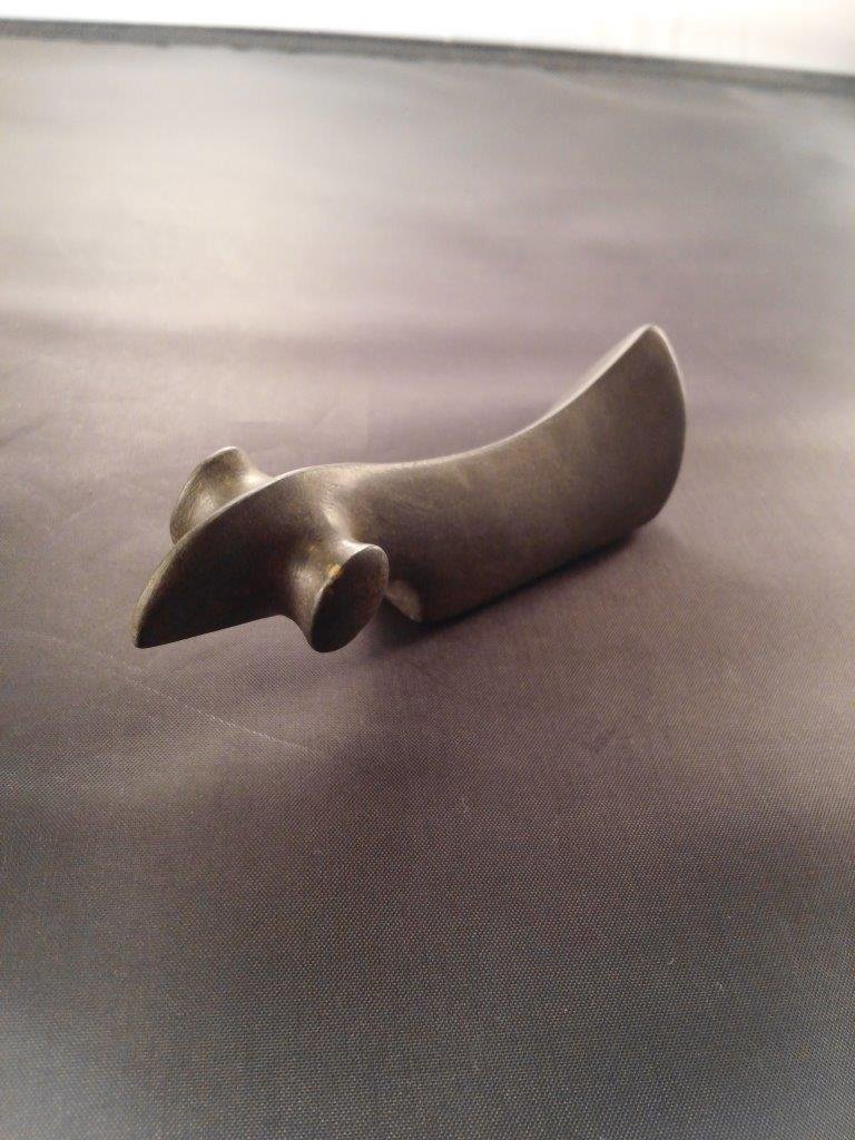 BIRDSTONE: THIS BEAUTIFUL PIECE IS 4&1/2 INCHES LONG BY 1 INCHES WIDE. IT IS FROM OHIO. IT WILL MAKE A GREAT ADDITION TO YOUR COLLECTION.