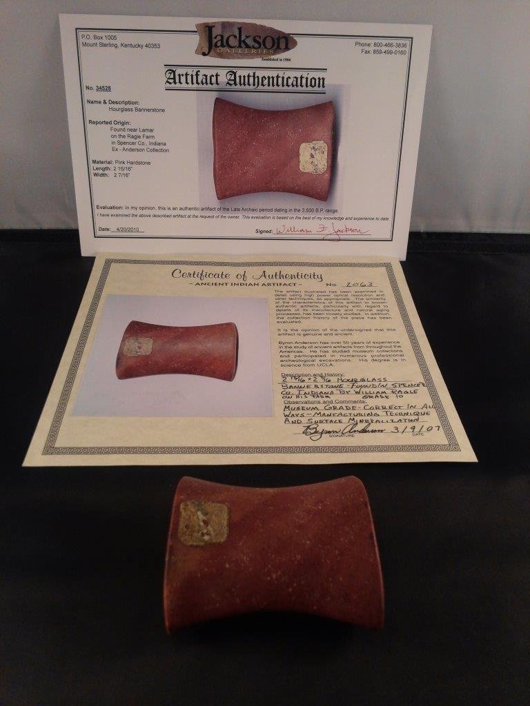 HOURGLASS BANNERSTONE  WITH JACKSON & ANDERSON COA (1 of 10)