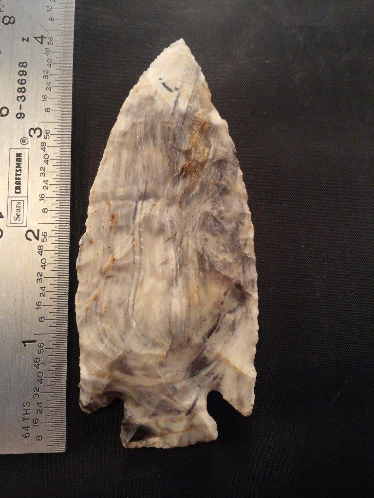 SMITH: THIS BEAUTIFUL PIECE IS 3&3/4 INCHES LONG. IT IS FROM MISSOURI. IT WILL MAKE A GREAT ADDITION TO YOUR COLLECTION!