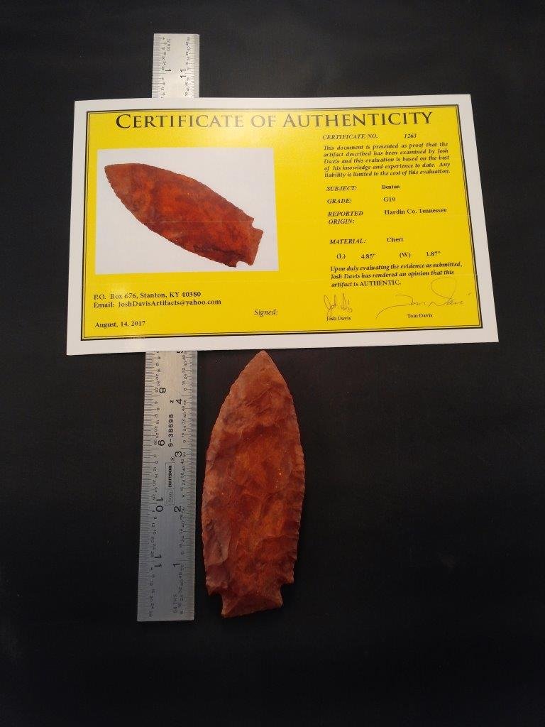 BENTON  WITH TOM DAVIS  COA (1 of 5)