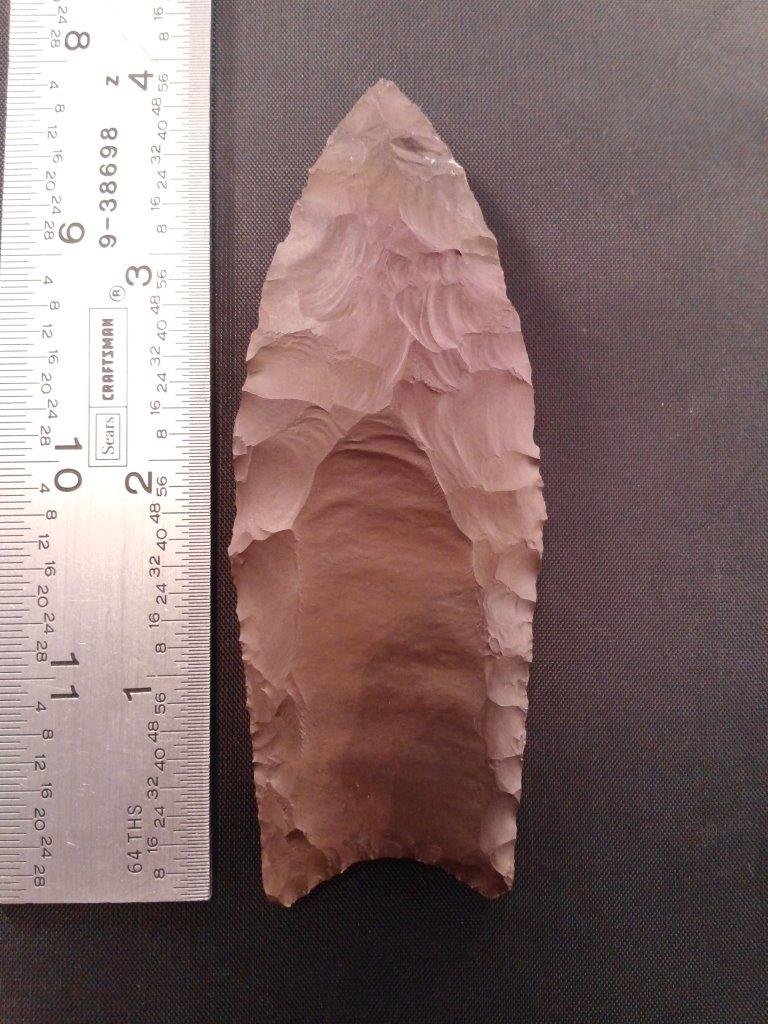 CLOVIS: THIS BEAUTIFUL PIECE IS 4 INCHES LONG. IT IS FROM MISSOURI. IT WILL MAKE A GREAT ADDITION TO YOUR COLLECTION!