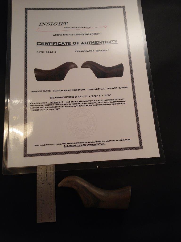 GLACIAL KAME BIRDSTONE WITH INSIGHT COA (1 of 8)