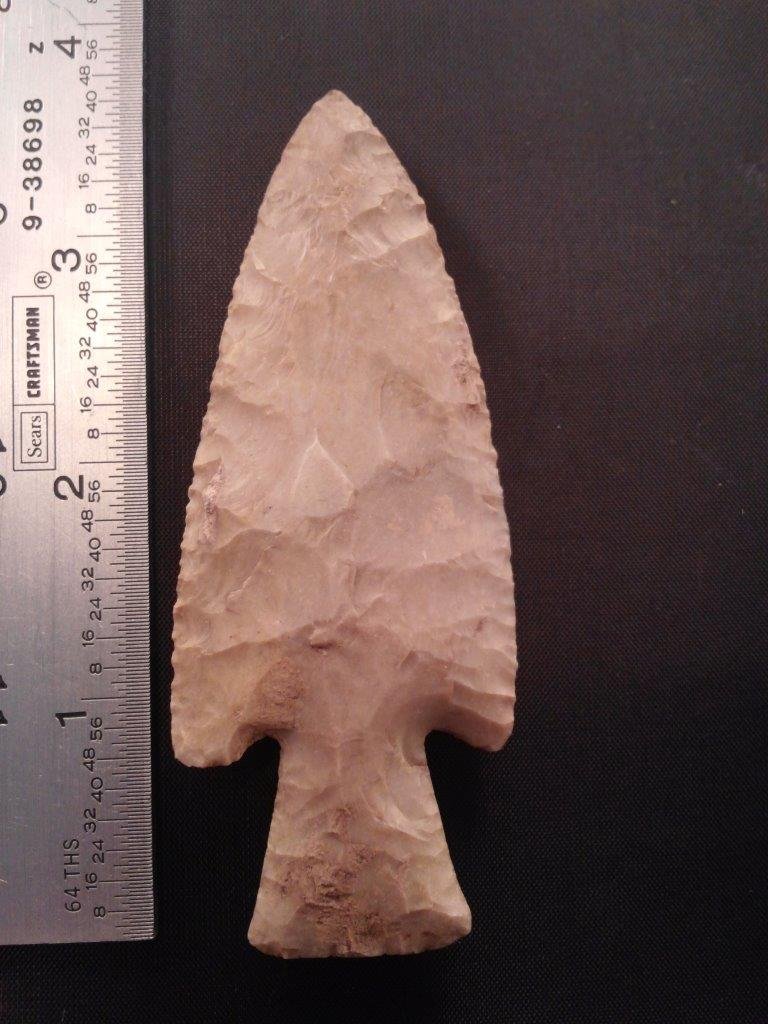 FINE HARDIN: THIS BEAUTIFUL PIECE IS 3&3/4 INCHES LONG. IT IS FROM SOUTHERN ILLINOIS. IT WILL MAKE A GREAT ADDITION TO YOUR COLLECTION!