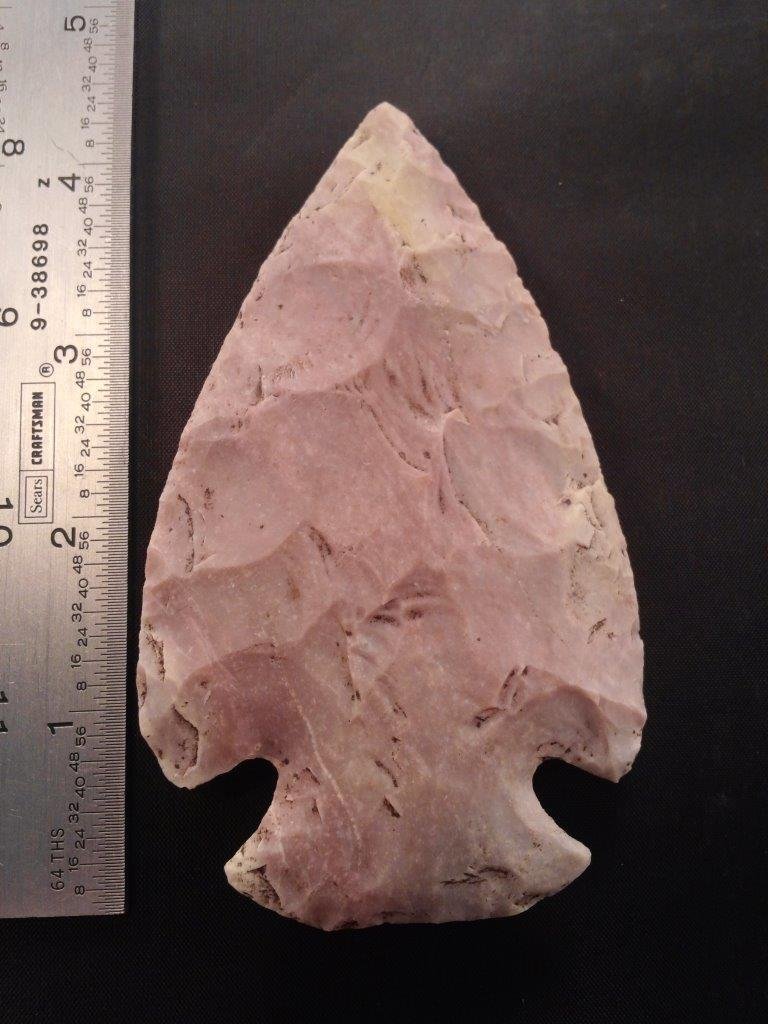 COLORFUL SNYDERS / HOPEWELL: THIS BEAUTIFUL PIECE IS 4&1/2 INCHES LONG. IT IS FROM CALHOUN COUNTY ILLINOIS.IT WILL MAKE A GREAT ADDITION TO YOUR COLLECTION!