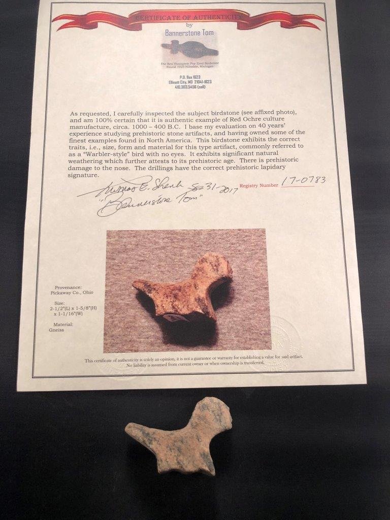 BIRDSTONE WITH BANNERSTONE TOM COA