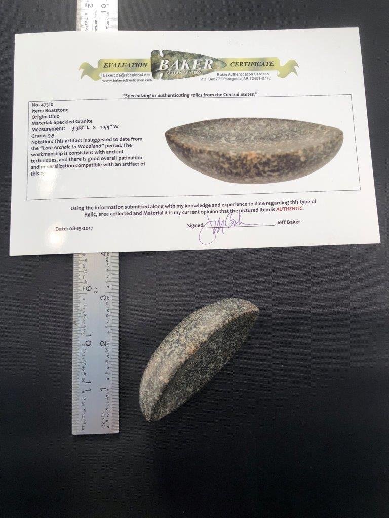 BOATSTONE    WITH BAKER COA (1 of 6)