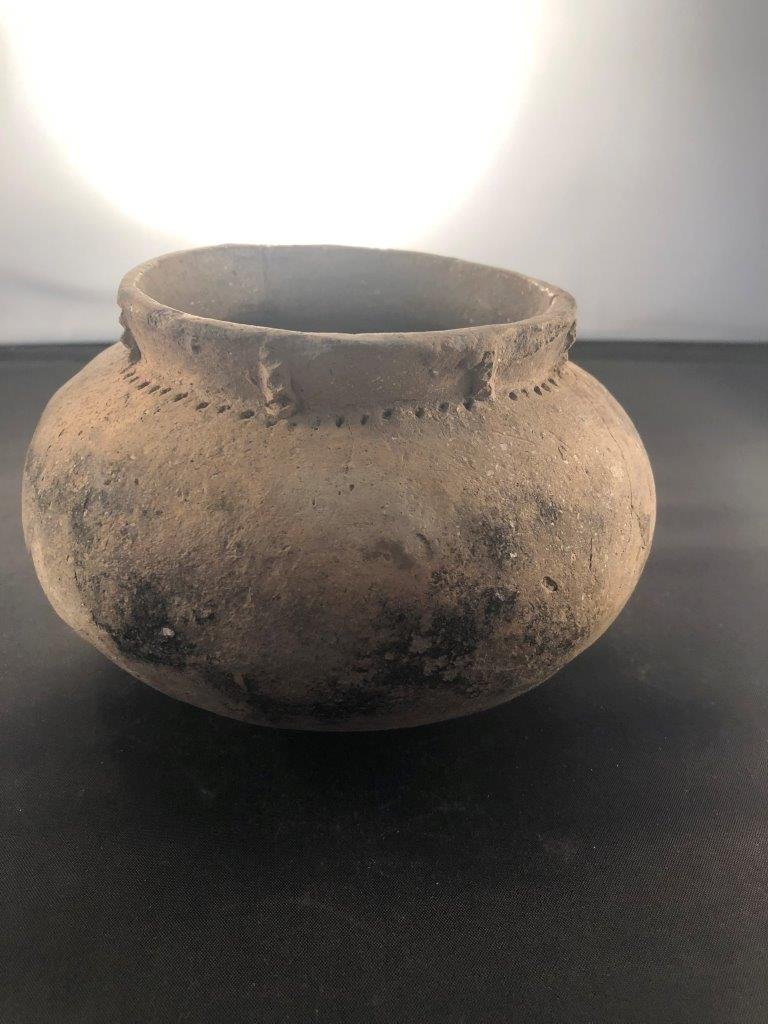 CAMPBELL COMPOUND JAR   INDIAN ARTIFACT ARROWHEAD (1 of 4)