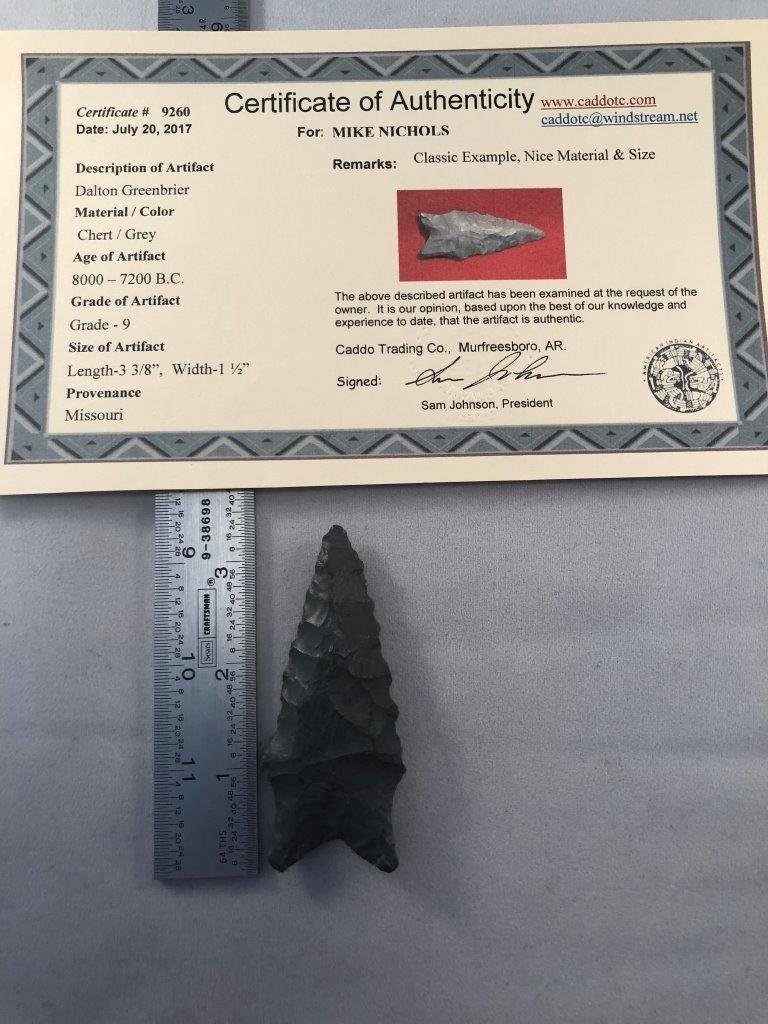 DALTON GREENBRIER   WITH SAM JOHNSON  COA (1 of 4)