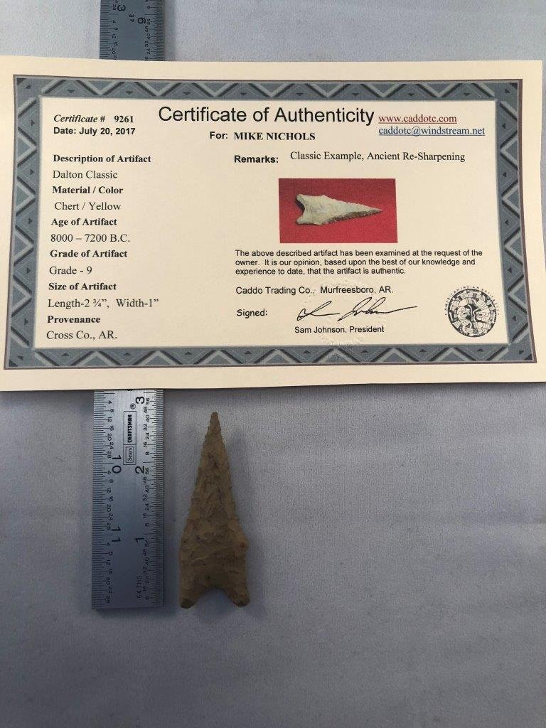 DALTON CLASSIC   WITH SAM JOHNSON  COA (1 of 4)