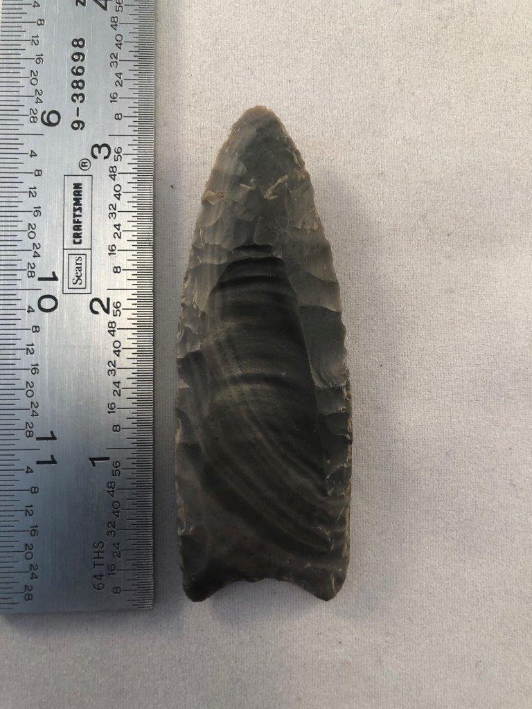 CLOVIS    INDIAN ARTIFACT ARROWHEAD (1 of 3)