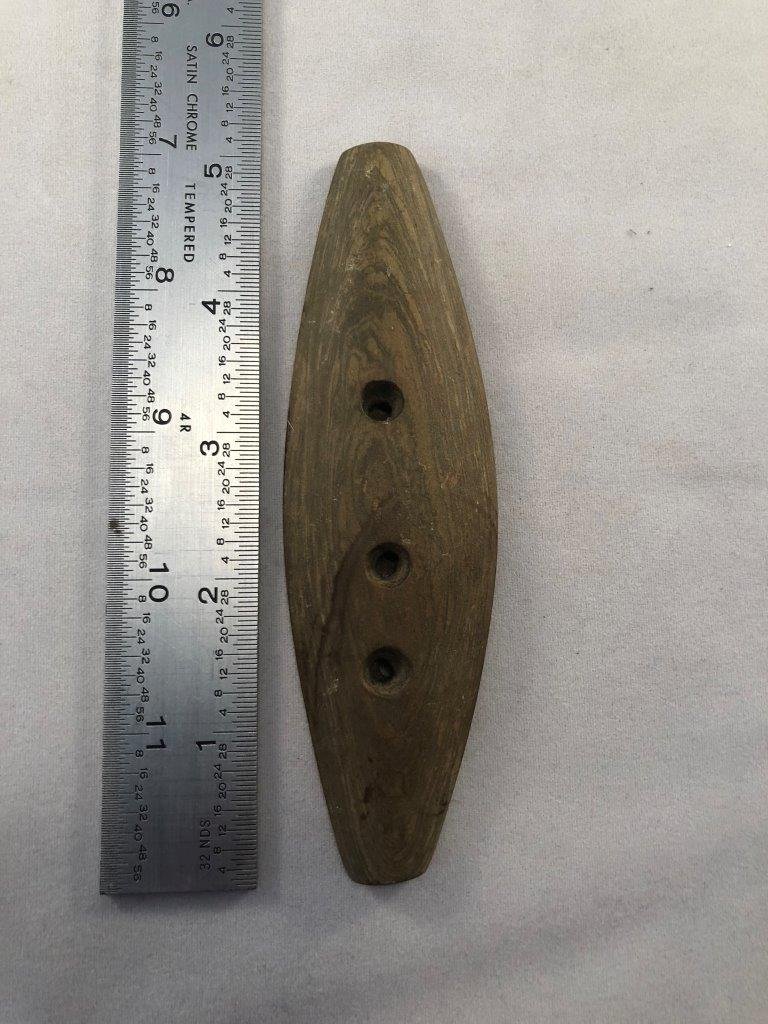 HUMPBACK GORGET   INDIAN ARTIFACT ARROWHEAD (1 of 4)