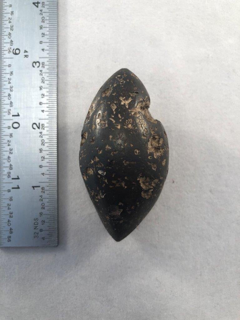 HEMATITE PLUMMET   INDIAN ARTIFACT ARROWHEAD (1 of 4)