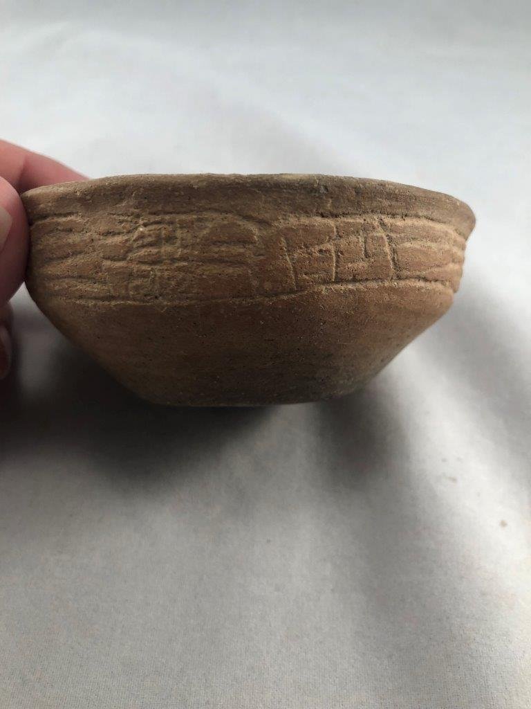 CADDO MINIATURE BOWL     INDIAN ARTIFACT ARROWHEAD (1 of 5)