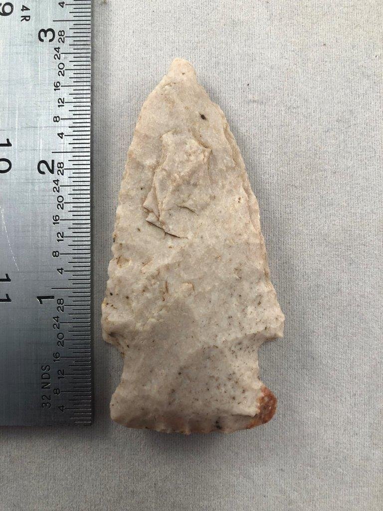 RICE LOBBED    INDIAN ARTIFACT ARROWHEAD (1 of 3)