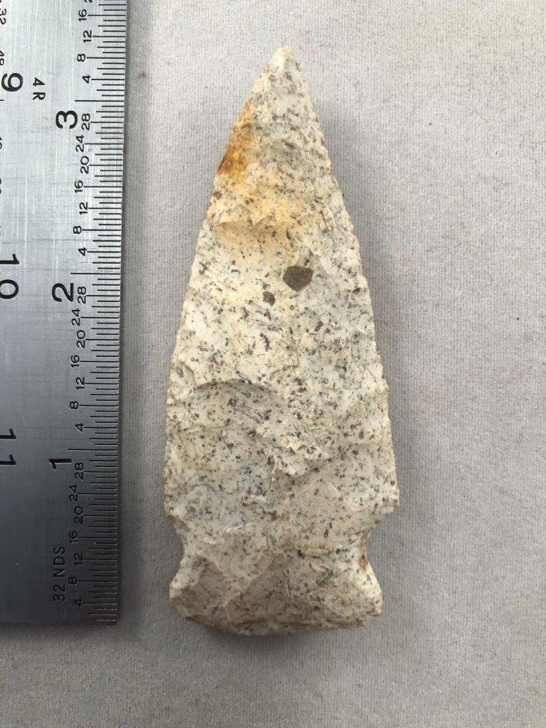 RICE LOBBED    INDIAN ARTIFACT ARROWHEAD (1 of 3)