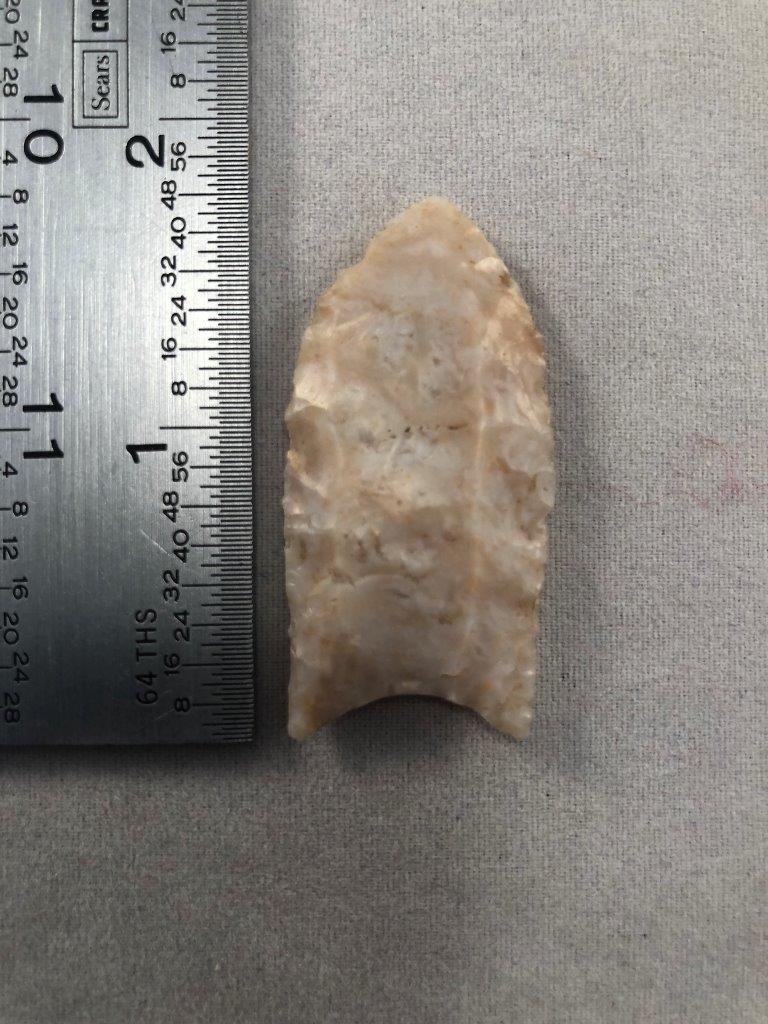 FOLSOM    INDIAN ARTIFACT ARROWHEAD (1 of 3)