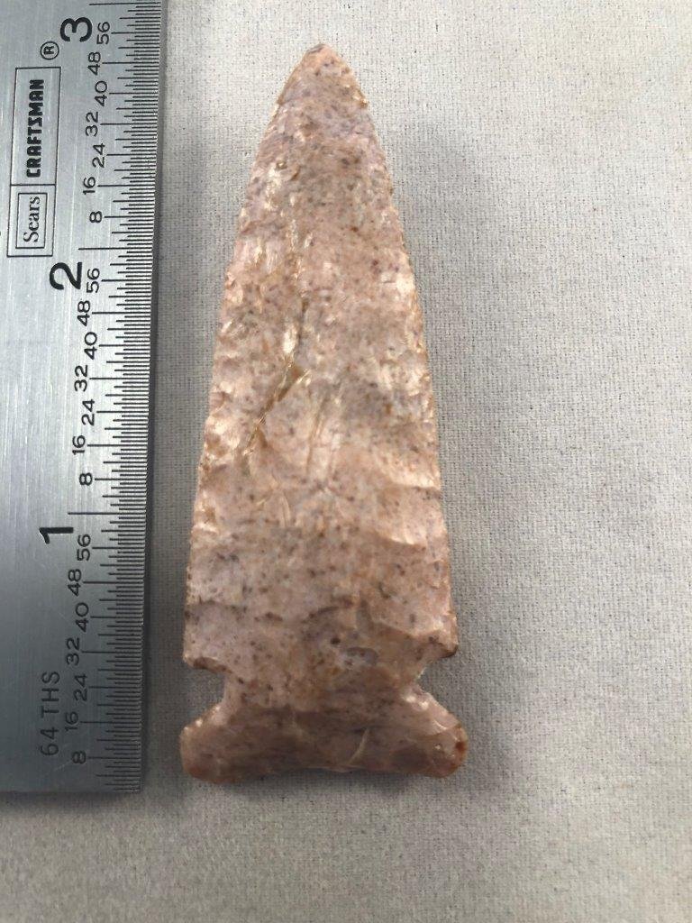 CACHE RIVER          INDIAN ARTIFACT ARROWHEAD (1 of 3)