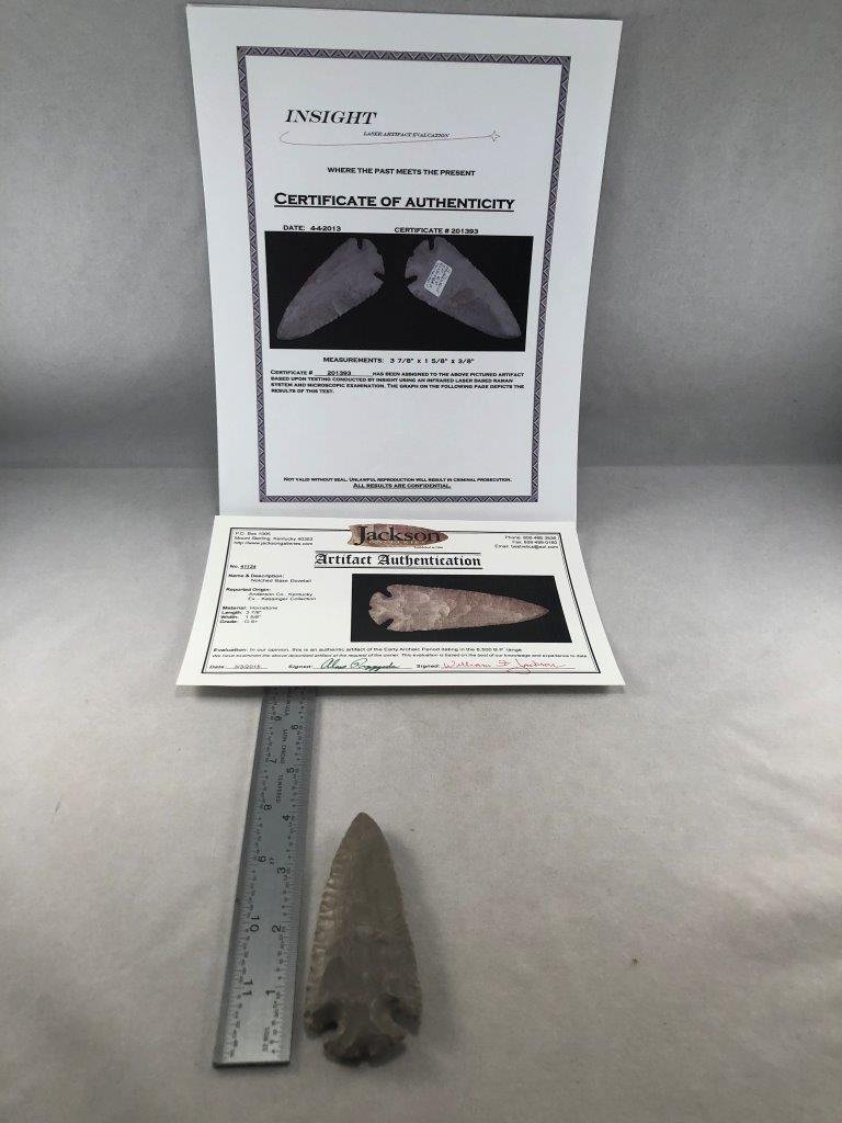 NOTCHED BASE DOVETAIL      WITH   2  COA'S (1 of 7)