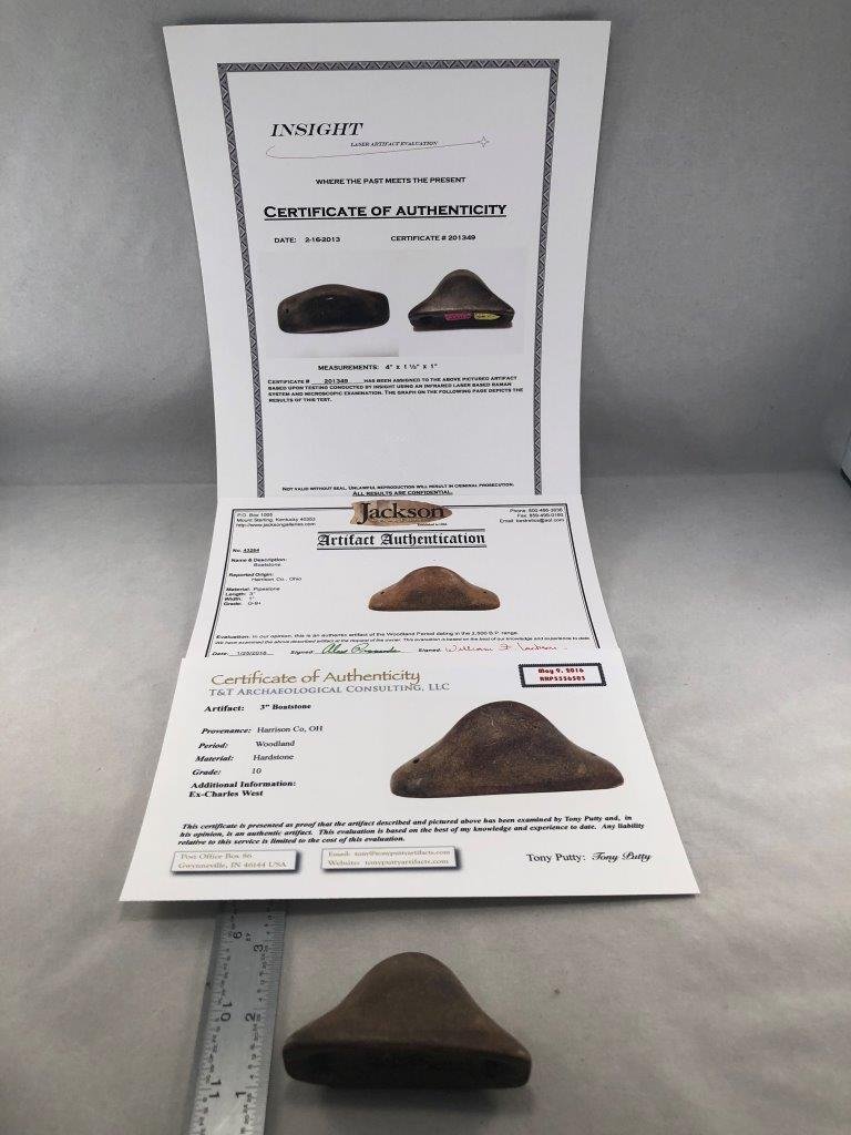 BOATSTONE       WITH   3 COA'S (1 of 11)