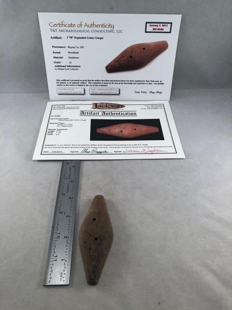 ADENA EXPANDED CENTER GORGET       WITH   2 COA'S (1 of 7)