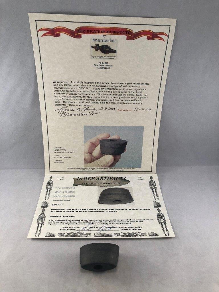 BANNERSTONE       WITH 2   COA'S (1 of 7)