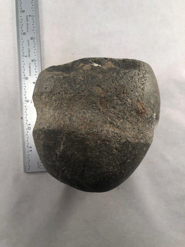 GROOVED HAMMERSTONE      INDIAN ARTIFACT ARROWHEAD (1 of 3)