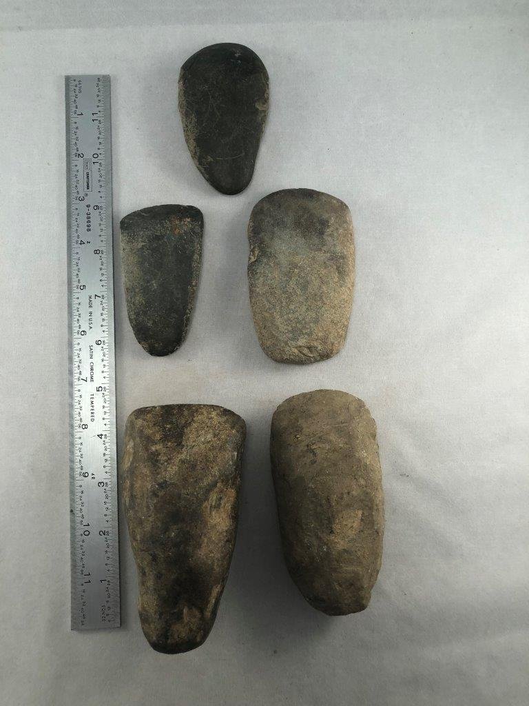 5 CELTS        INDIAN ARTIFACT ARROWHEAD (1 of 6)