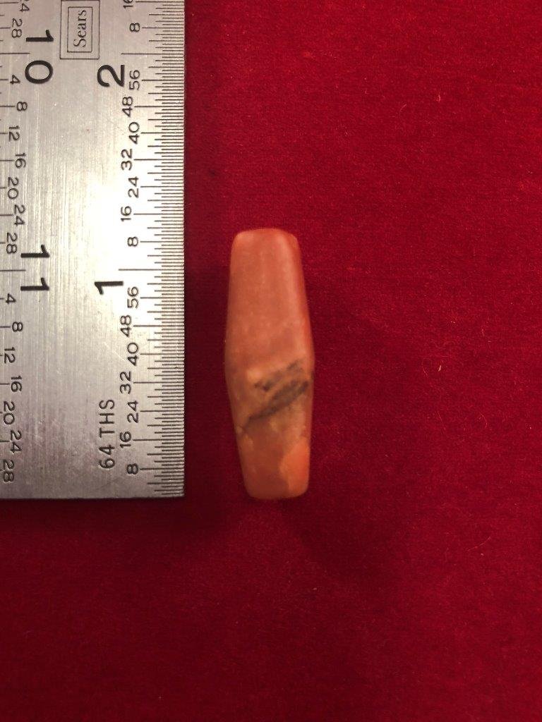 EXTREMELY NICE STONE BEAD    INDIAN ARTIFACT ARROWHEAD (1 of 4)