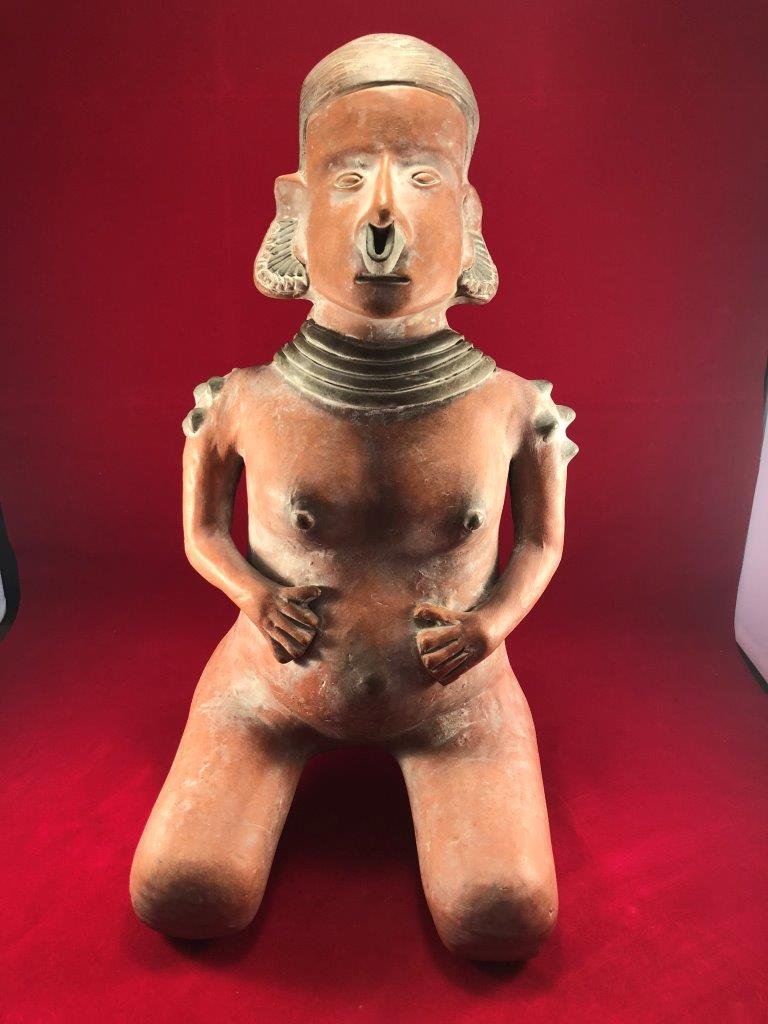 PREGNANT FEMALE EFFIGY WATERBOTTLE (1 of 5)