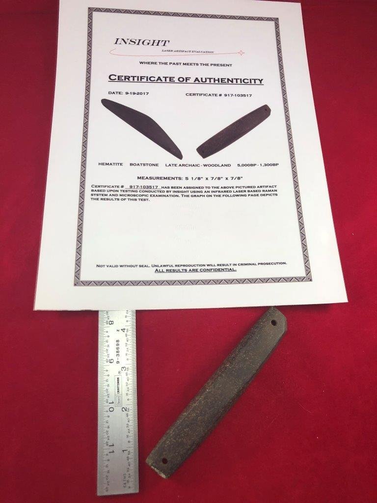 BOATSTONE    WITH  COA (1 of 7)