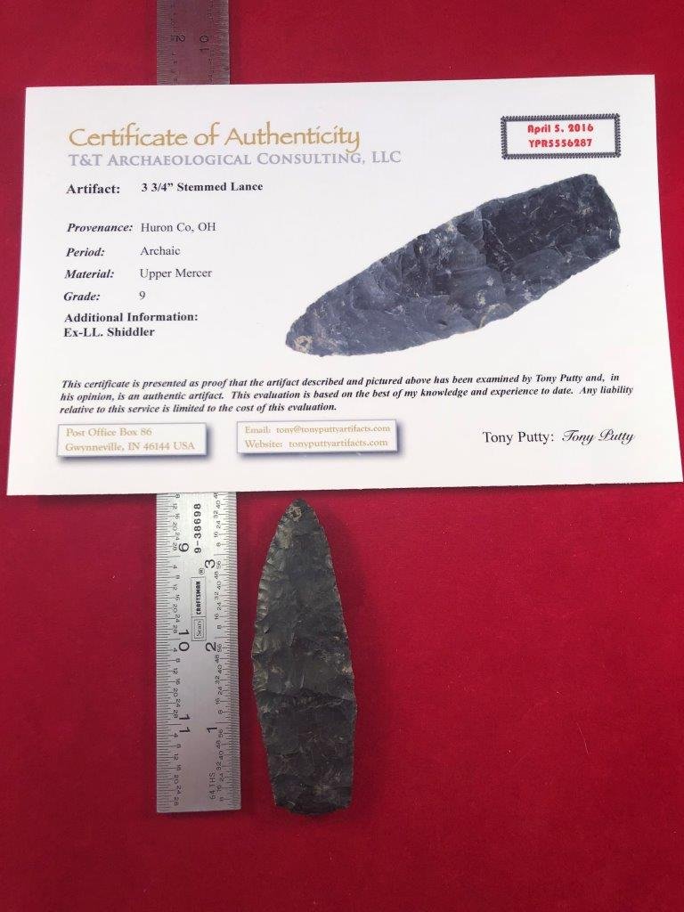 STEMMED LANCE    WITH  COA (1 of 5)