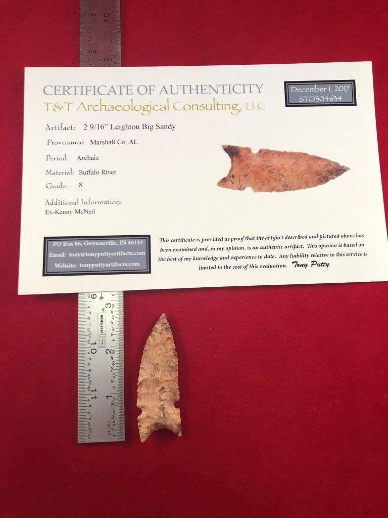 LEIGHTON BIG SANDY   WITH  COA (1 of 5)