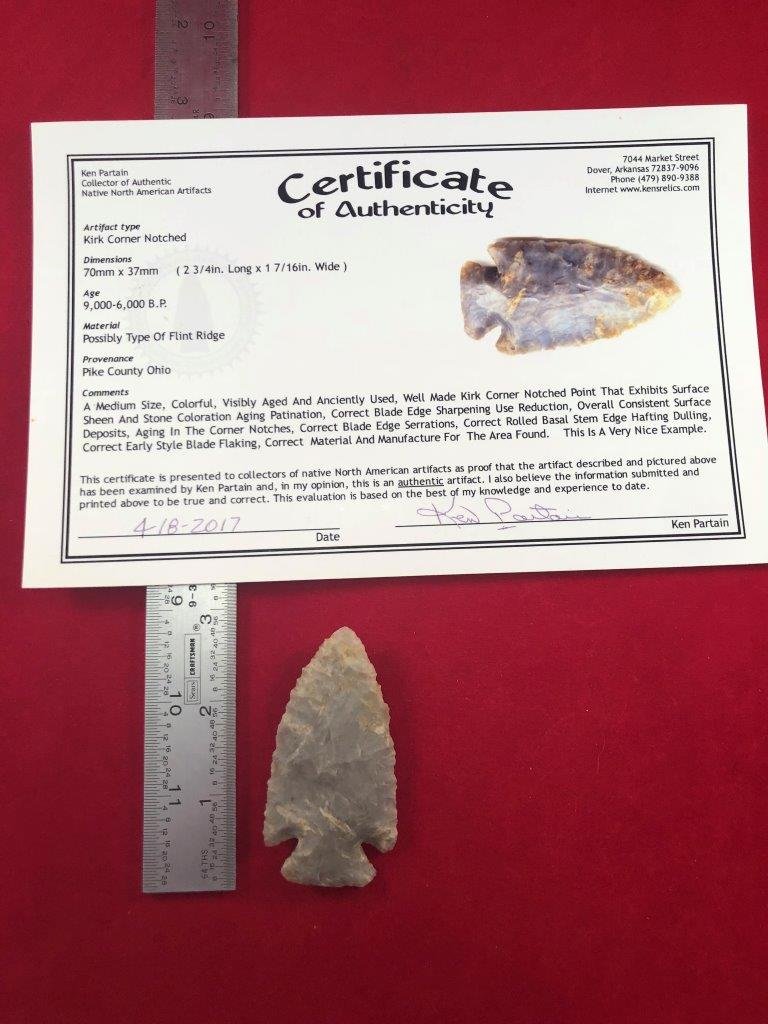 KIRK CORNER NOTCHED    WITH  COA (1 of 6)