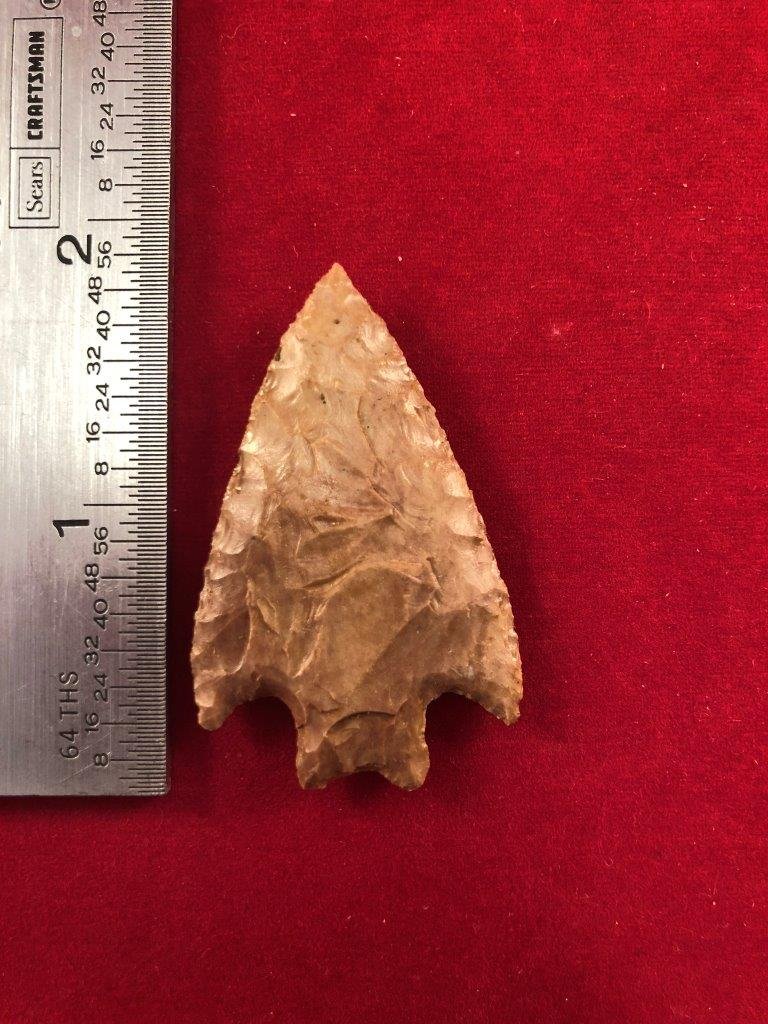 MISSOURI POINT     INDIAN ARTIFACT ARROWHEAD (1 of 3)