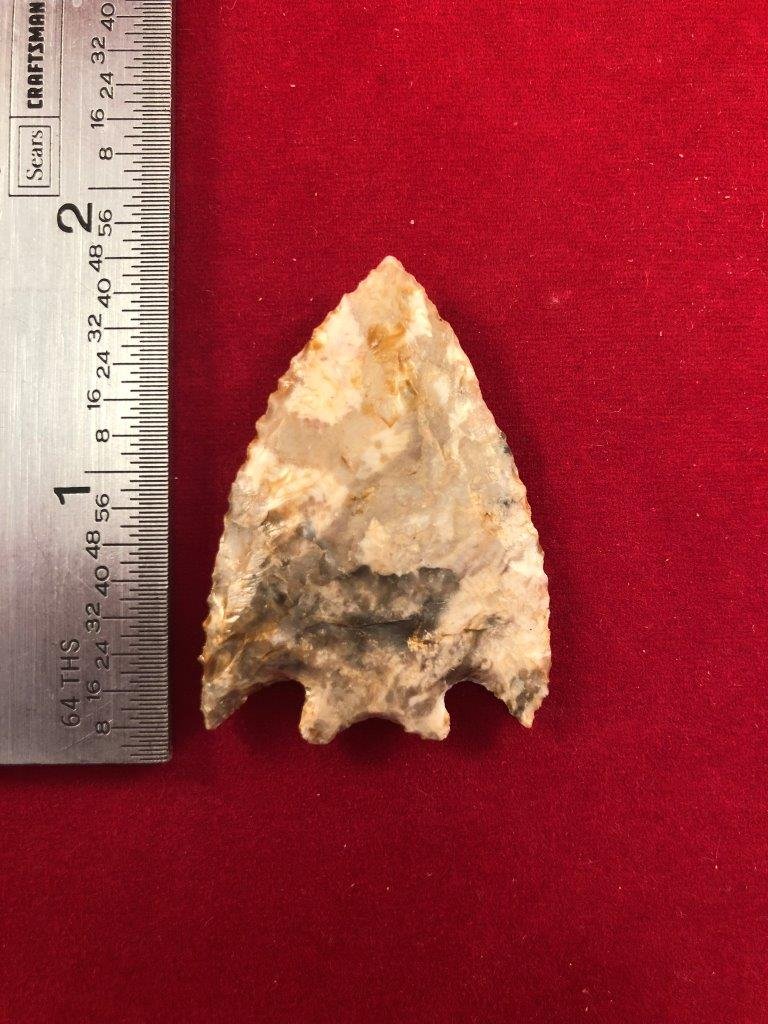 MISSOURI POINT     INDIAN ARTIFACT ARROWHEAD (1 of 3)