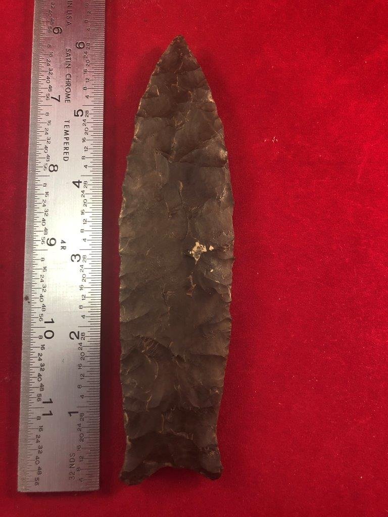 DALTON    INDIAN ARTIFACT ARROWHEAD (1 of 3)