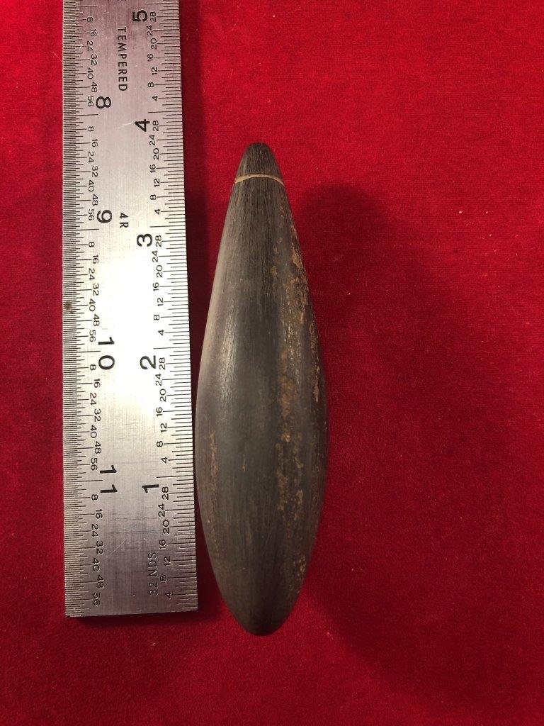 HEMATITE PLUMMET   INDIAN ARTIFACT ARROWHEAD (1 of 3)