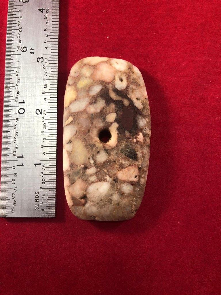 GORGET INDIAN ARTIFACT ARROWHEAD: THIS BEAUTIFUL NATIVE AMERICAN INDIAN ARTIFACT IS 3 INCHES LONG. IT IS FROM OHIO. IT WILL MAKE A GREAT ADDITION TO YOUR COLLECTION! KEY WORDS: NATIVE AMERICAN INDIAN ARTIFACT ARTIFACTS ARROWHEAD ARROW