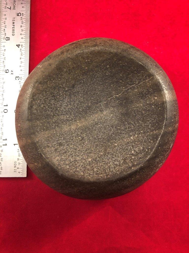 LARGE DISCOIDAL       INDIAN ARTIFACT ARROWHEAD (1 of 4)