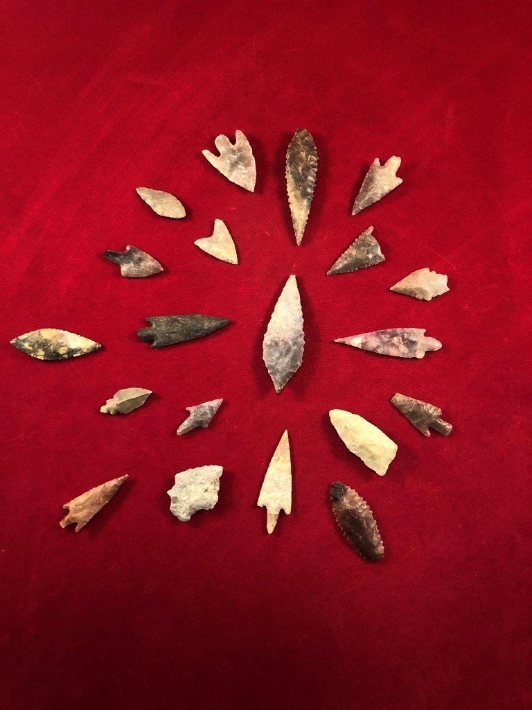 20 NEOLITHIC POINTS INDIAN ARTIFACT ARROWHEAD (1 of 1)