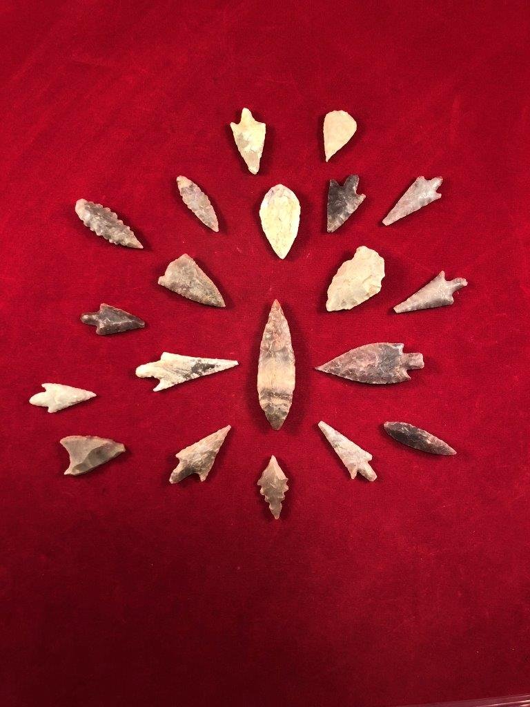 20 NEOLITHIC POINTS INDIAN ARTIFACT ARROWHEAD (1 of 1)