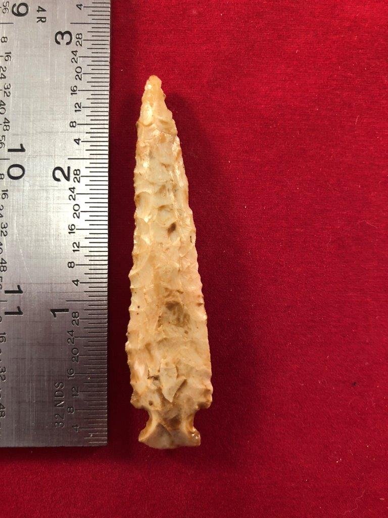STEMMED POINT     INDIAN ARTIFACT ARROWHEAD (1 of 3)