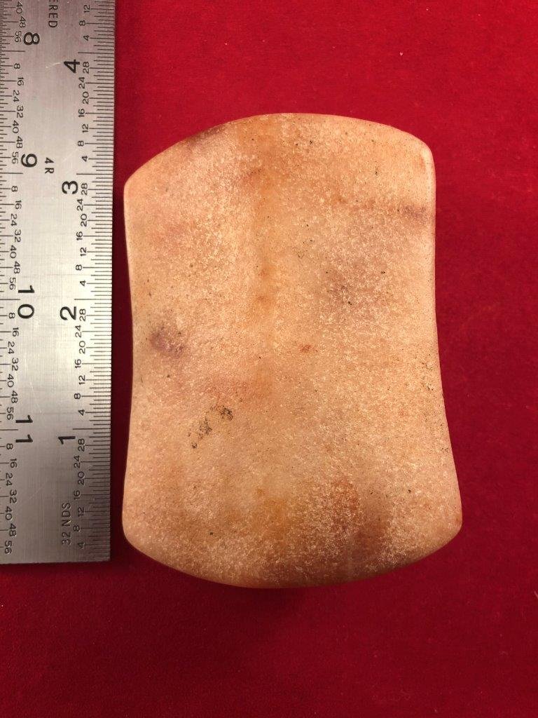 QUARTZ BANNERSTONE INDIAN ARTIFACT ARROWHEAD