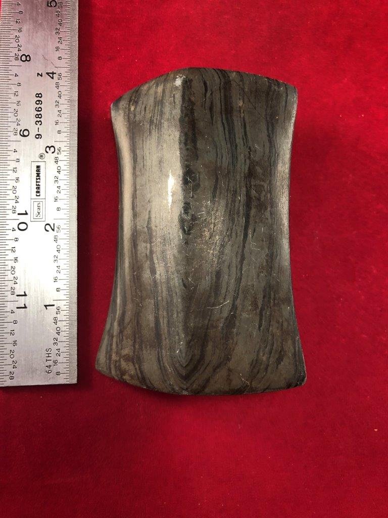SLATE BANNERSTONE    INDIAN ARTIFACT ARROWHEAD (1 of 5)