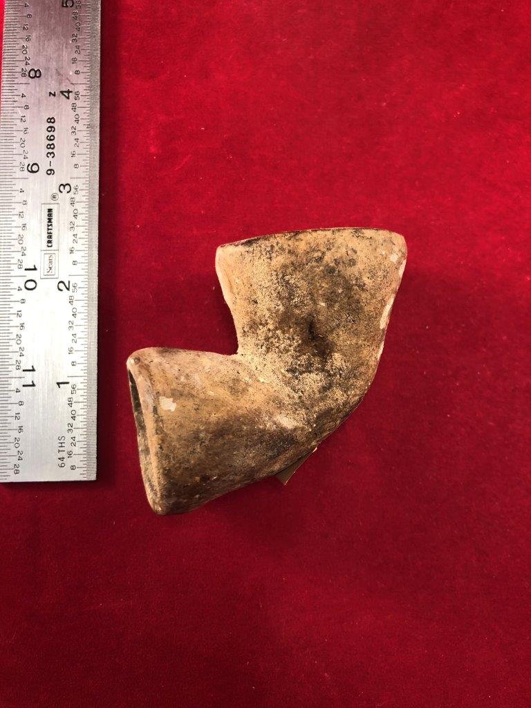 MISSISSIPPIAN ELBOW PIPE      INDIAN ARTIFACT ARROWHEAD (1 of 5)