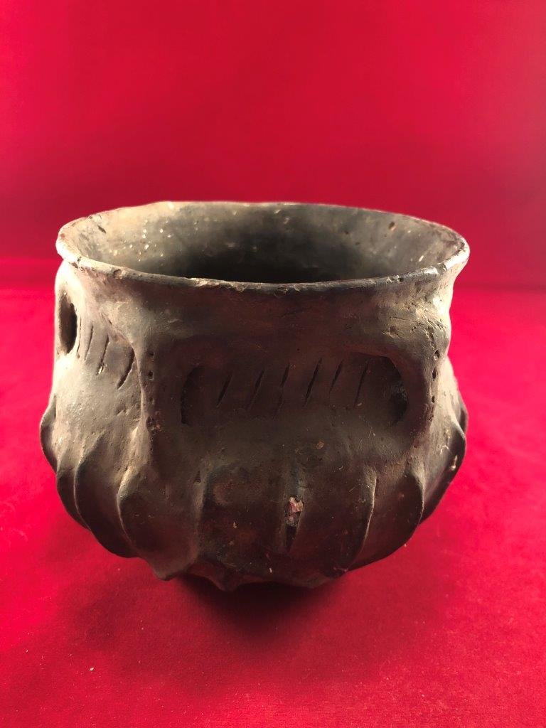 MISSISSIPPIAN STRAPHANDLE JAR INDIAN ARTIFACT ARROWHEAD (1 of 4)